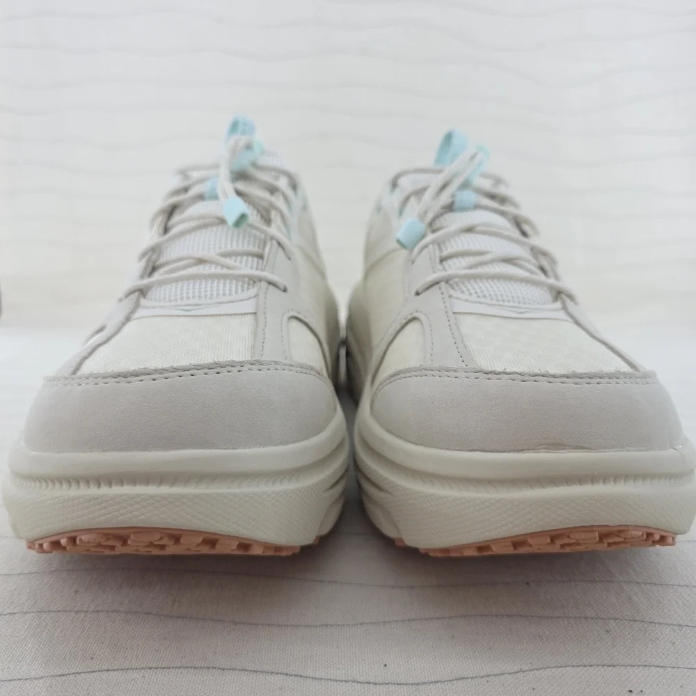 Hoka Womens Bondi B3LS Oat Milk Running Sneaker Shoes 1155351-OKT Size 12.5 NEW